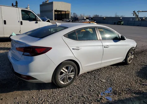2019 Hyundai Elantra Sel z USA, uszkodzony, nr VIN 5NPD84LF2KH406756